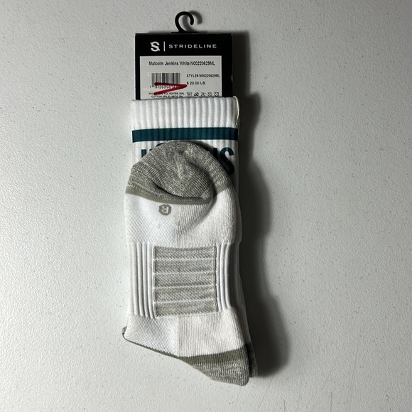 Malcolm Jenkins White N00220629ML Socks - Picture 7 of 8